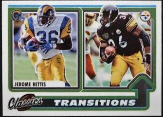 Jerome Bettis #T-13 Football Cards 2022 Panini Classics Transitions