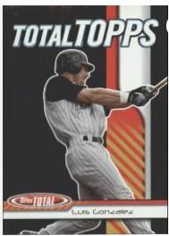 Luis Gonzalez #TT-31 Baseball Cards 2004 Topps Total Topps