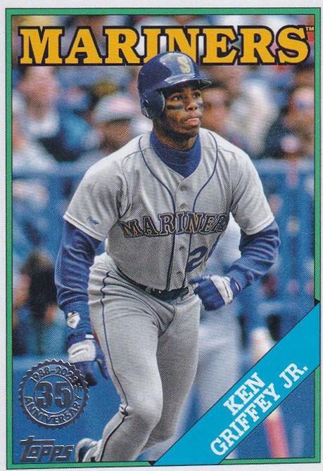 Ken Griffey Jr. #T88-82 Baseball Cards 2023 Topps Silver Pack 1988 35th Anniversary
