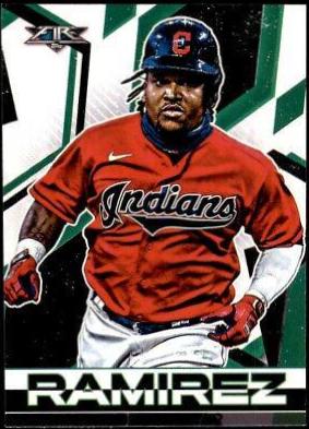 Jose Ramirez #33 2021 Topps Fire Baseball