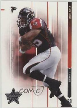 T.J. Duckett #4 Football Cards 2003 Leaf Rookies & Stars