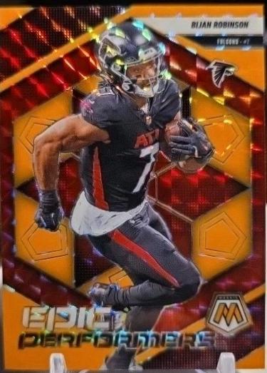 Bijan Robinson [Mosaic Orange Fluorescent] #8 Prices | 2025 Panini