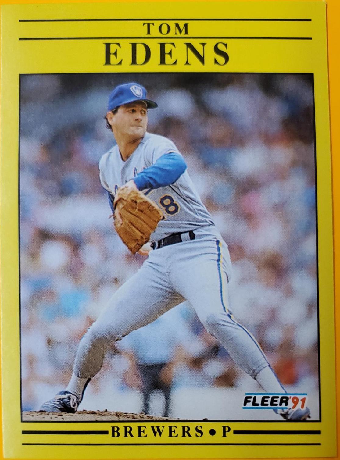 Tom Edens #582 Baseball Cards 1991 Fleer