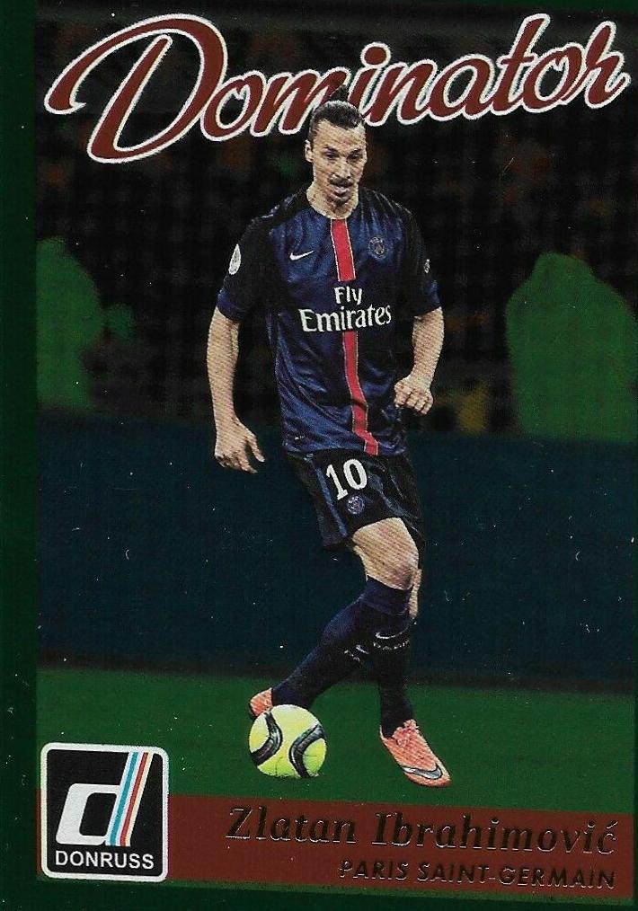 Zlatan Ibrahimovic #37 Soccer Cards 2016 Panini Donruss Dominator