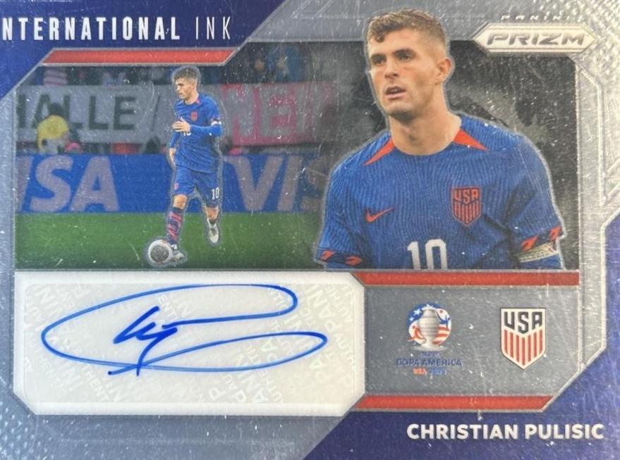 Christian Pulisic #II-CP 2024 Panini Prizm Copa America International Ink Soccer
