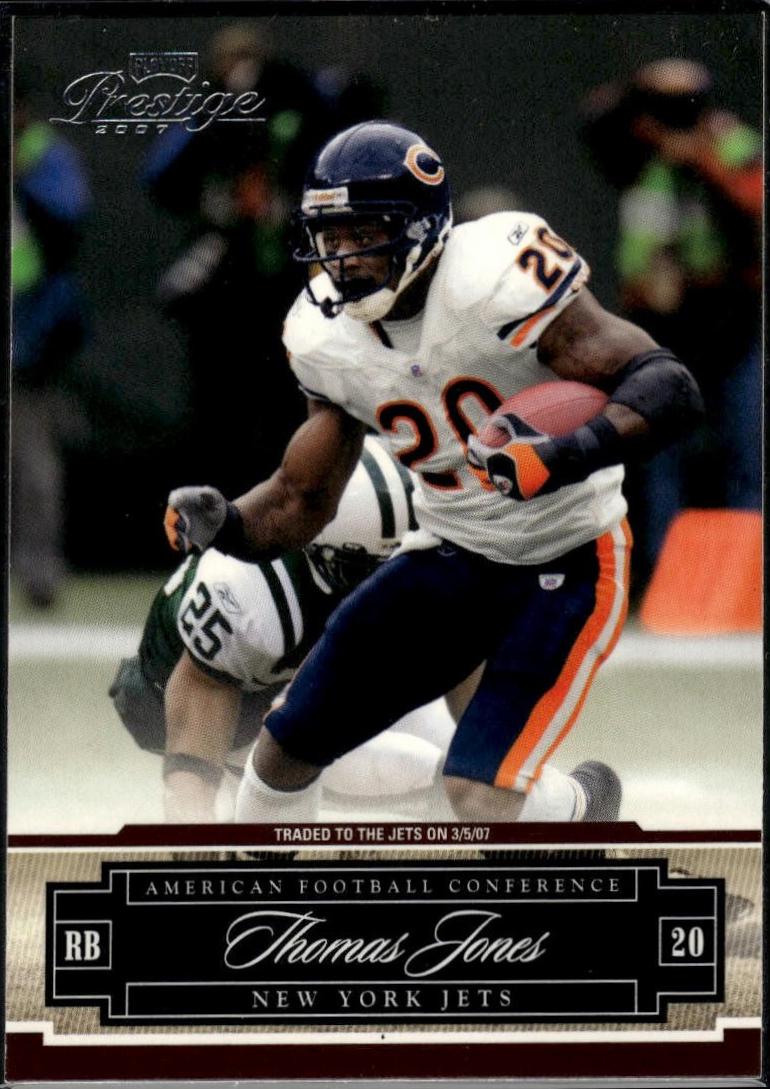 Thomas Jones #30 2007 Playoff Prestige Football