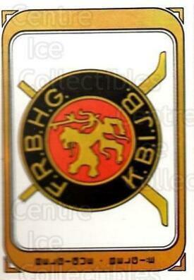 Belgium #333 Hockey Cards 1979 Panini Stickers