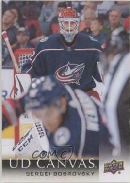 Sergei Bobrovsky #C142 Hockey Cards 2018 Upper Deck Canvas