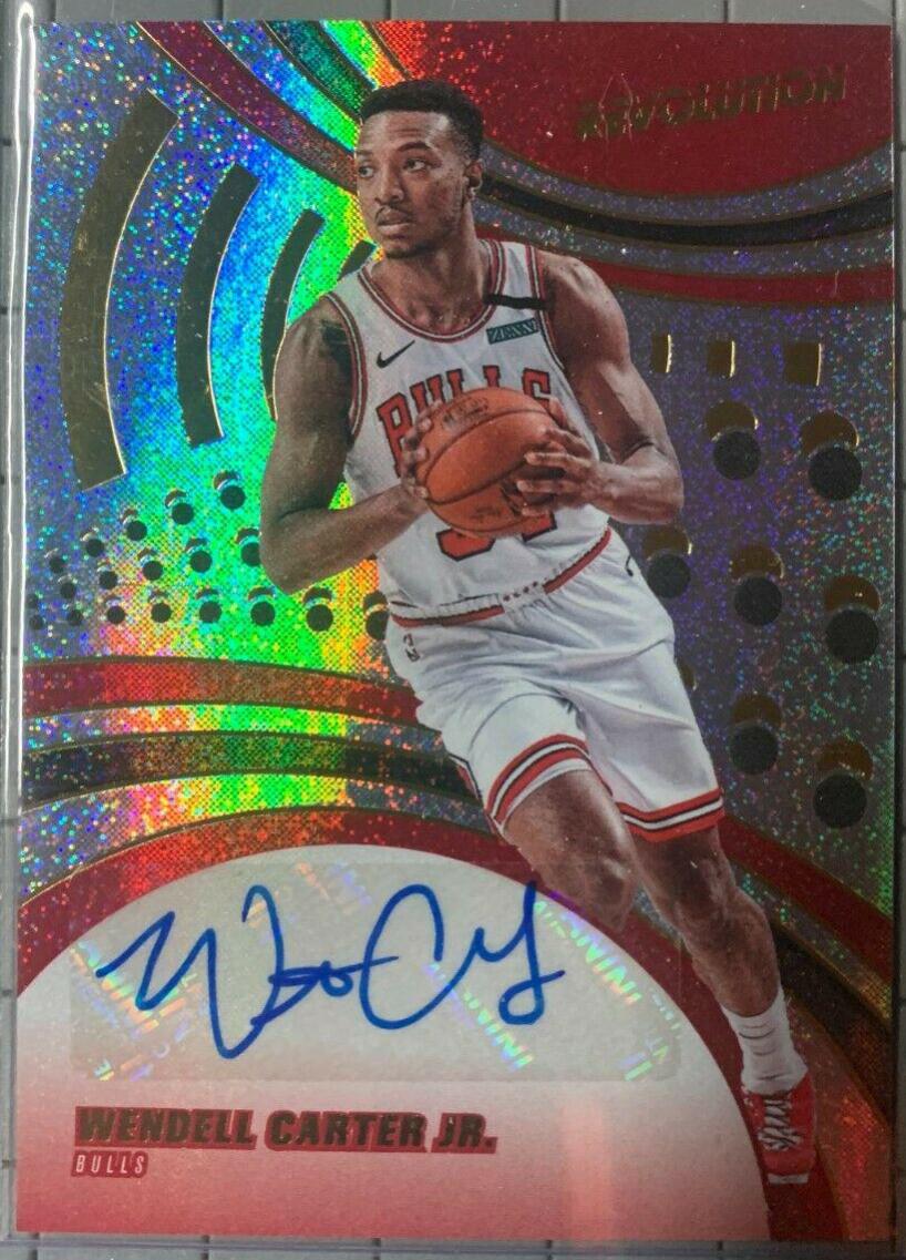 Wendell Carter Jr. Basketball Cards 2020 Panini Revolution Autographs