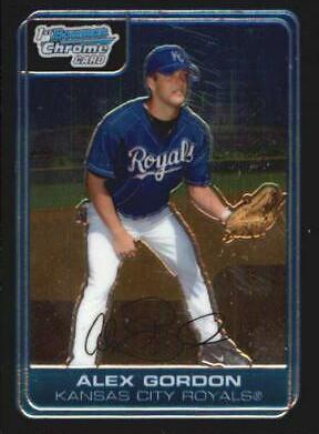 Alex Gordon #BC1 Baseball Cards 2006 Bowman Chrome Prospects