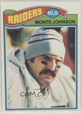 Monte Johnson #77 Football Cards 1977 Topps