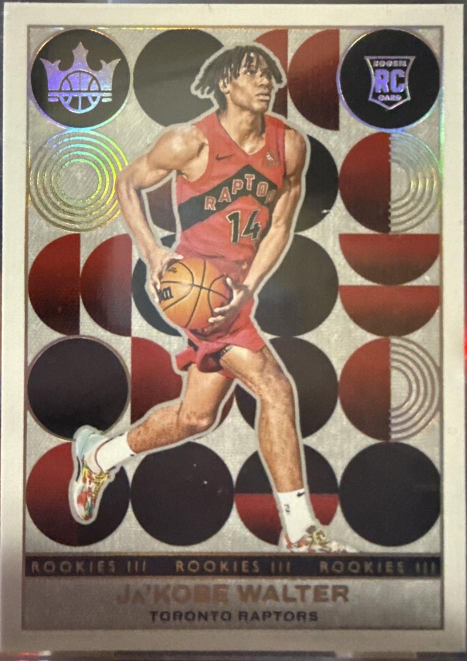 Ja'Kobe Walter #177 Basketball Cards 2024 Panini Court Kings