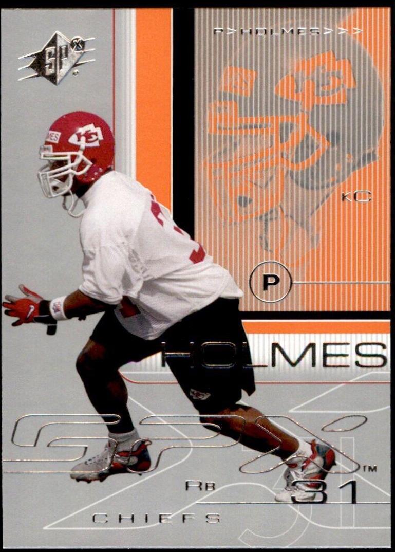 Priest Holmes #45 Football Cards 2001 Spx