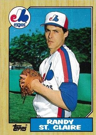 Randy St. Claire #467 Baseball Cards 1987 Topps