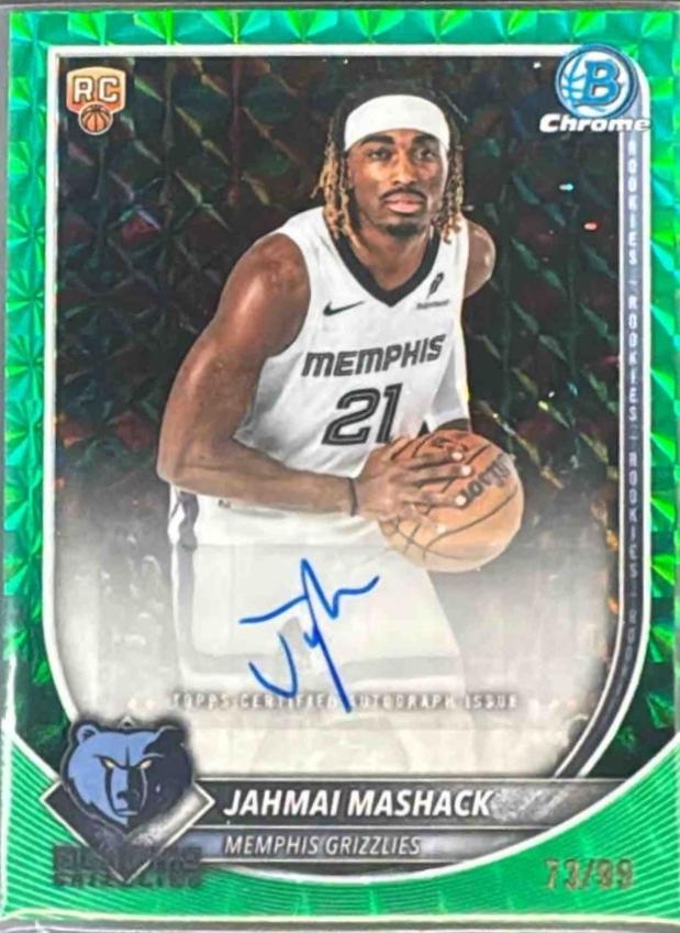 Jahmai Mashack [Green Geometric] #BCA-JM