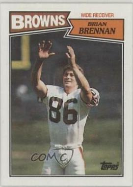 Brian Brennan #84 Football Cards 1987 Topps