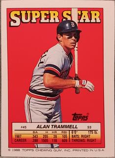 Alan Trammell, McReynolds, Phillips, 45, 102, 165 #45, 102, 165