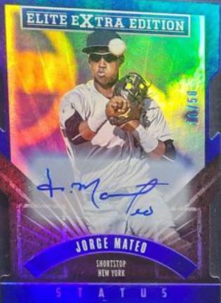Jorge Mateo #163 2015 Panini Elite Extra Edition Baseball
