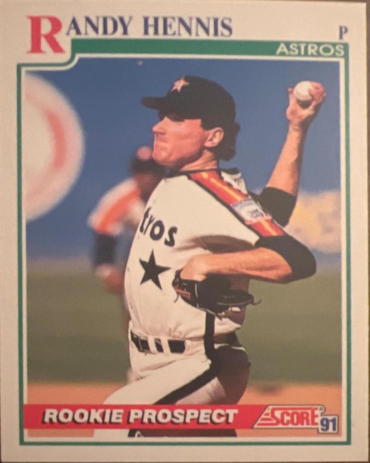 Randy Hennis #752 Baseball Cards 1991 Score