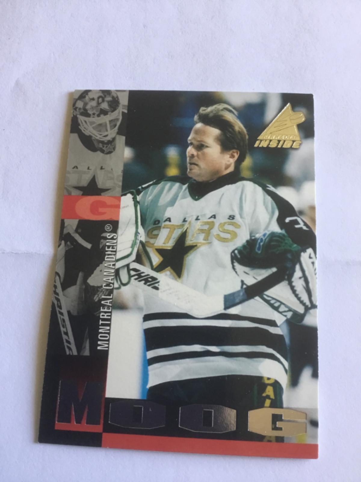 Andy Moog #47 Hockey Cards 1997 Pinnacle Inside