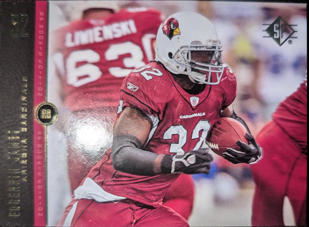 Edgerrin James #90 Football Cards 2008 SP Rookie Edition