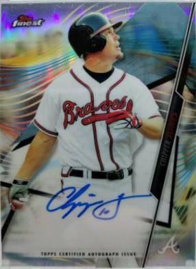 Chipper Jones #FA-CJ 2020 Finest Baseball Autographs