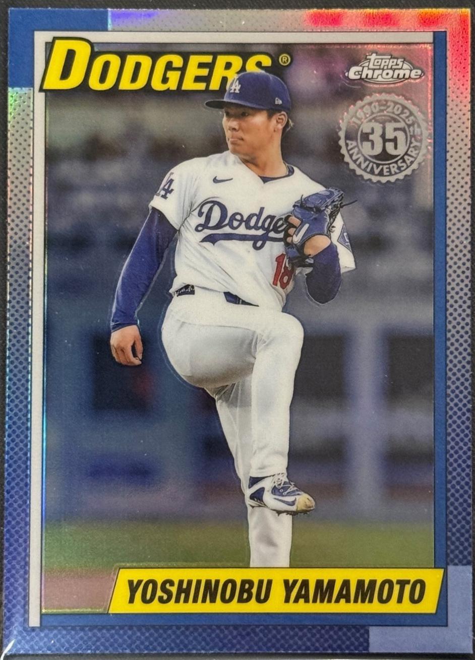 Yoshinobu Yamamoto #90CU-14 Prices | 2025 Topps Chrome Update 1990