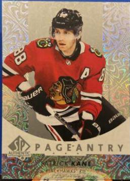 Patrick Kane #P-7 Hockey Cards 2022 SP Authentic Pageantry