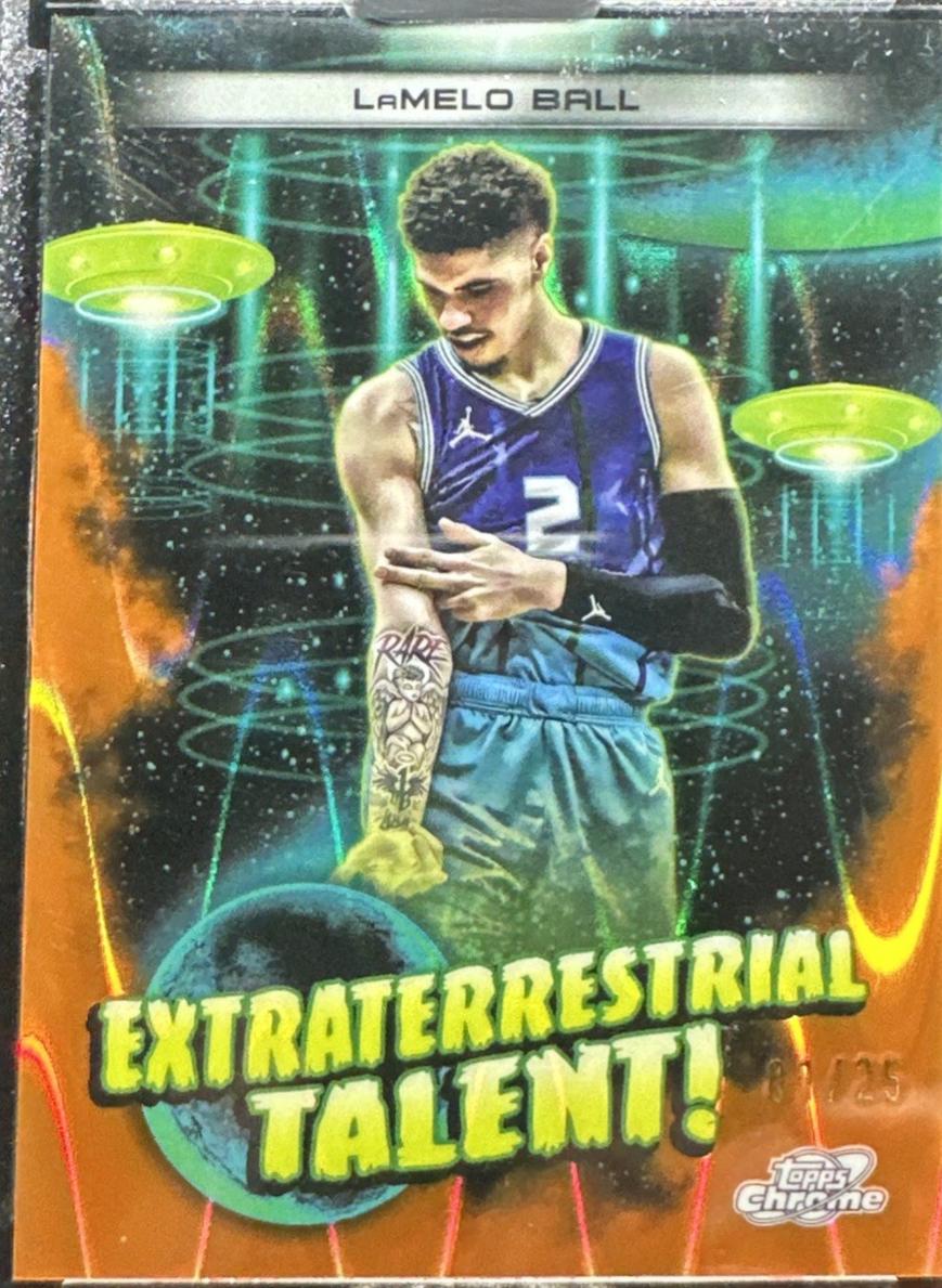 LaMelo Ball [Orange Galactic Refractor] #ET-10