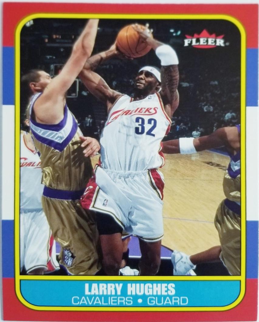 Larry Hughes #43 2006-07 Fleer Basketball 1986-87 20th Anniversary