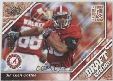 Glen Coffee #28 Football Cards 2009 Upper Deck Draft Edition