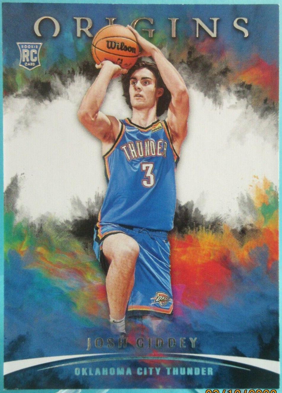 Josh Giddey #56 Basketball Cards 2021 Panini Origins