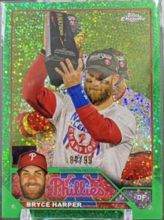 Bryce Harper [SP Variation Green Speckle] #3