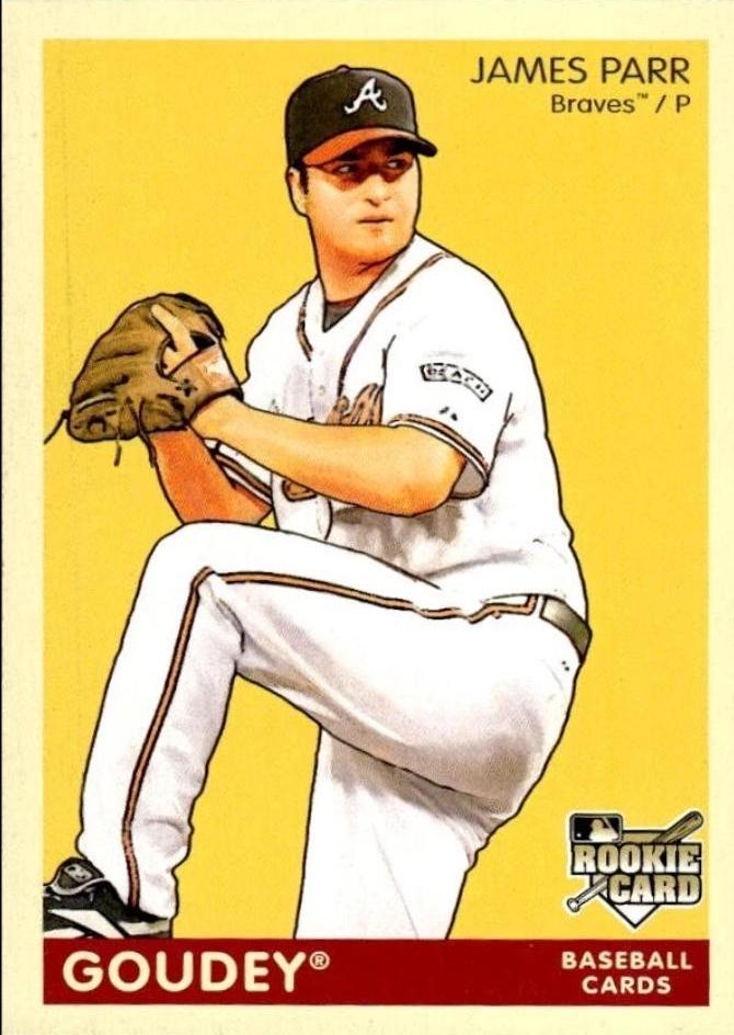 James Parr Baseball Cards 2009 Upper Deck Goudey