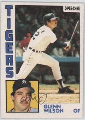 Glenn Wilson #36 Baseball Cards 1984 O Pee Chee