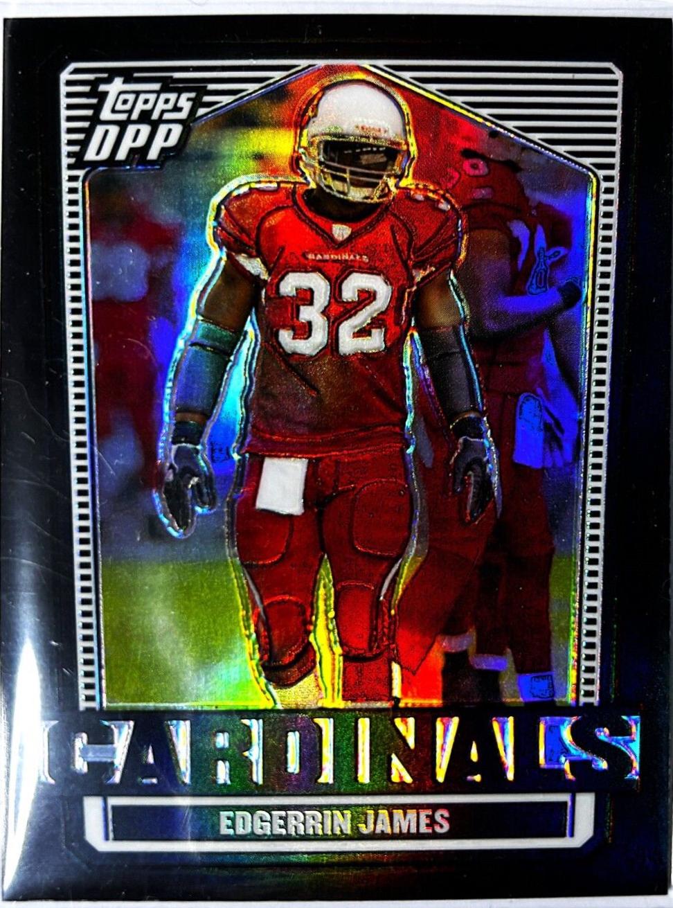 Edgerrin James [Chrome Black Refractor] #17