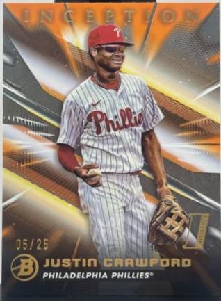 Justin Crawford [Orange Foil] #100