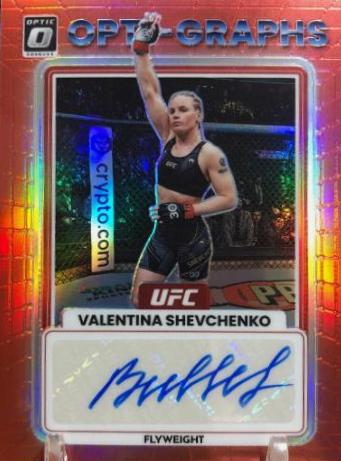 Valentina Shevchenko #OG-VSH Ufc Cards 2022 Panini Donruss Optic UFC Opti Graphs