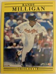 Randy Milligan #484 Baseball Cards 1991 Fleer Prices