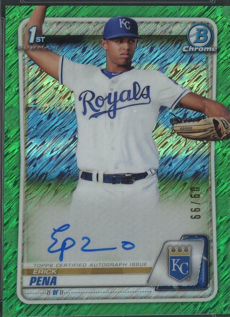 Erick Pena [Green Refractor] #CPA-EPE