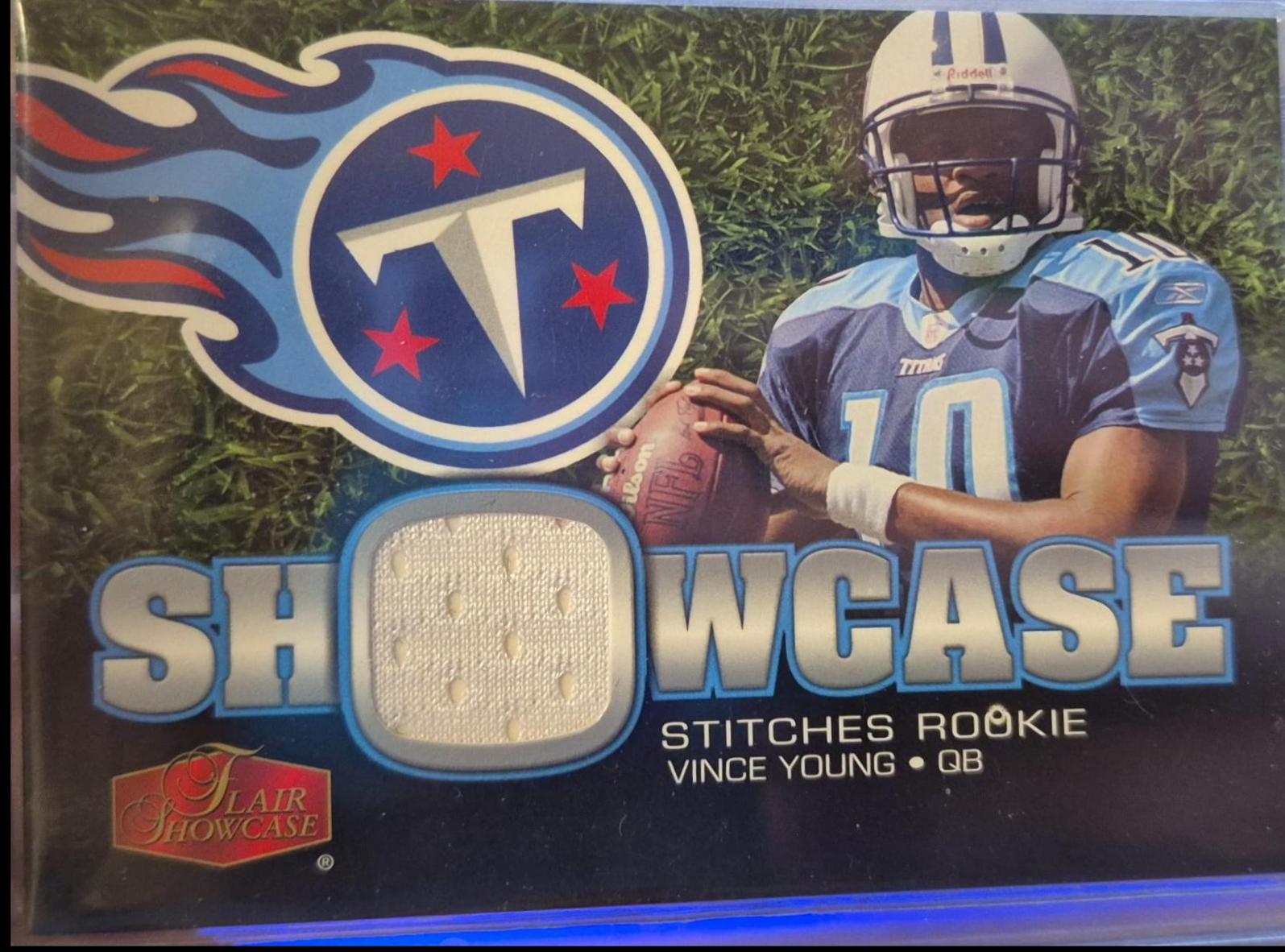 Vince Young #SHS-VY 2006 Flair Showcase Stitches Rookies Football