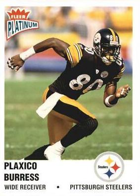 Plaxico Burress #89 Football Cards 2003 Fleer Platinum
