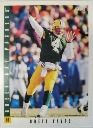 Brett Favre #25 Football Cards 1993 Panini Score