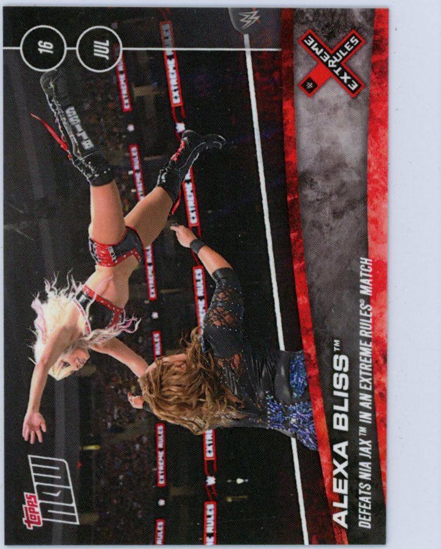 Alexa Bliss #44 Wrestling Cards 2018 Topps Now WWE