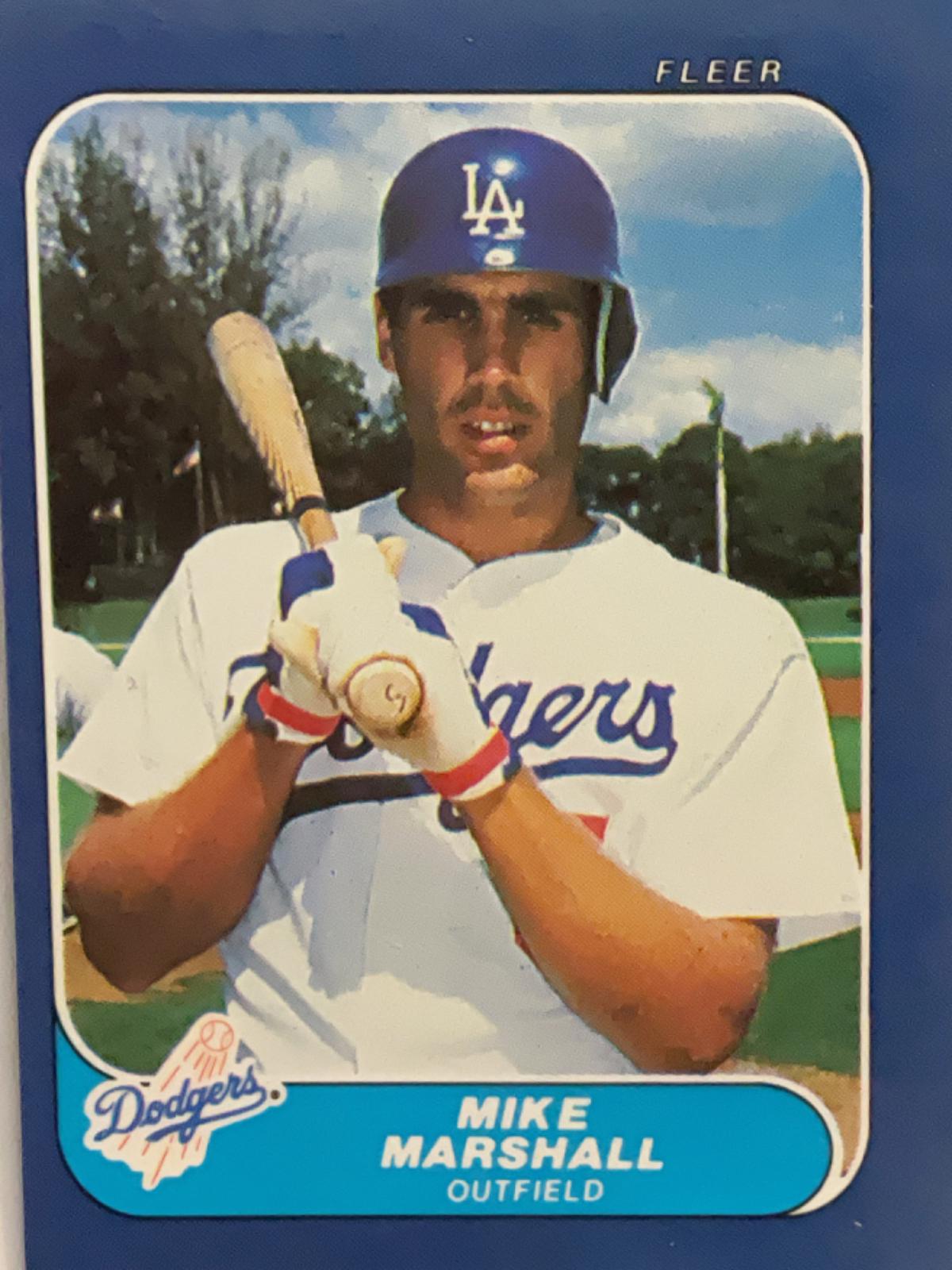 Mike Marshall #30 Baseball Cards 1986 Fleer Mini