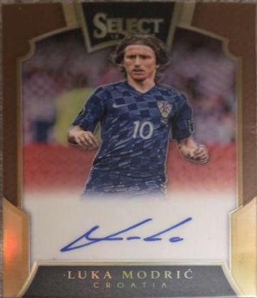 Luka Modric #S-LMO Soccer Cards 2016 Panini Select Signatures