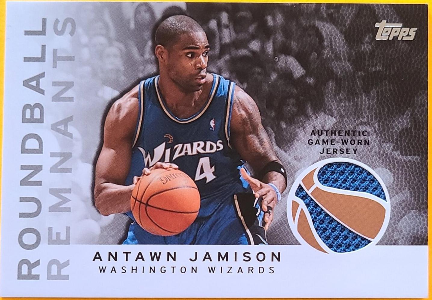Antawn Jamison #RR-AJA Basketball Cards 2009 Topps Roundball Remnants