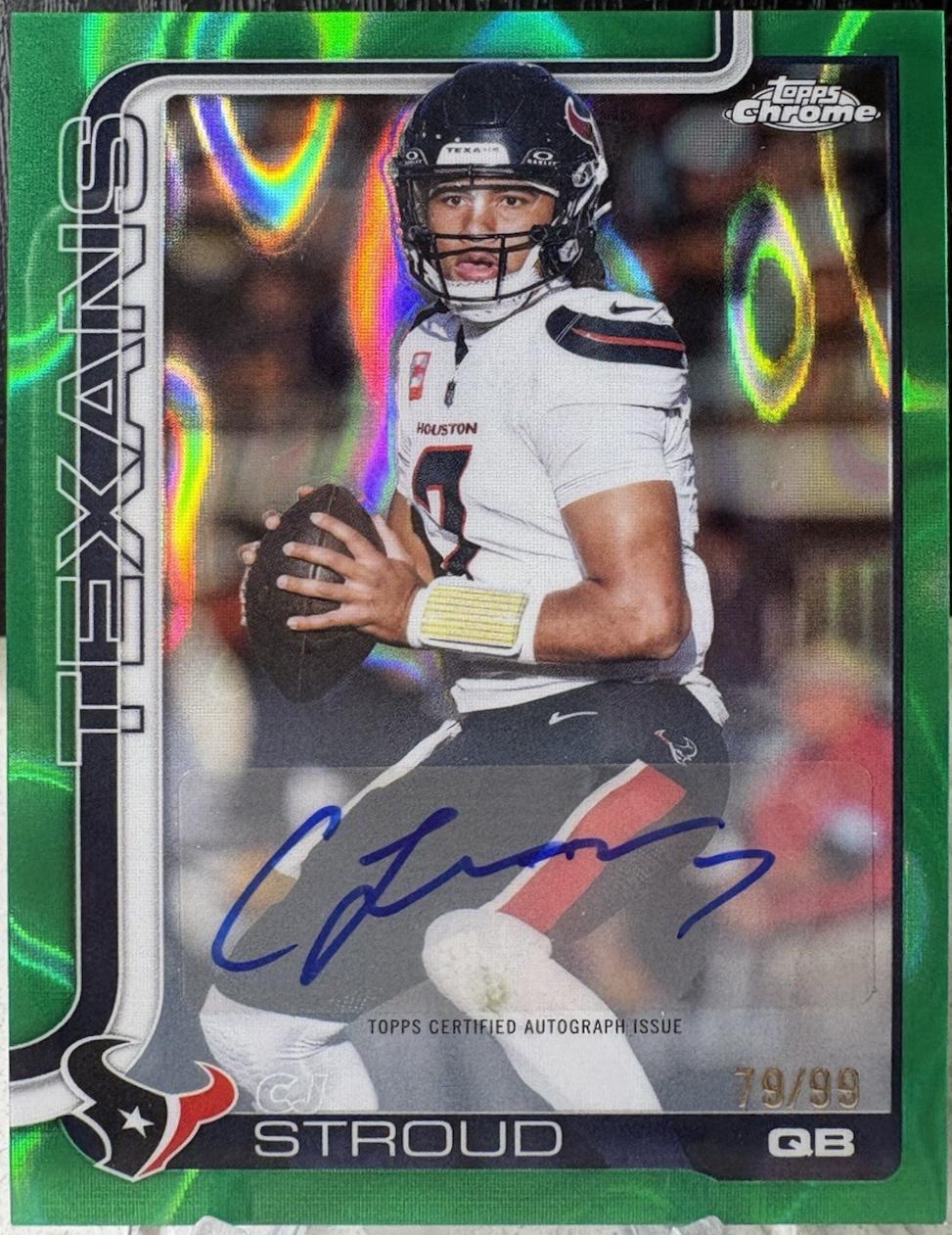 CJ Stroud [Green Lava Refractor] #BA-CS