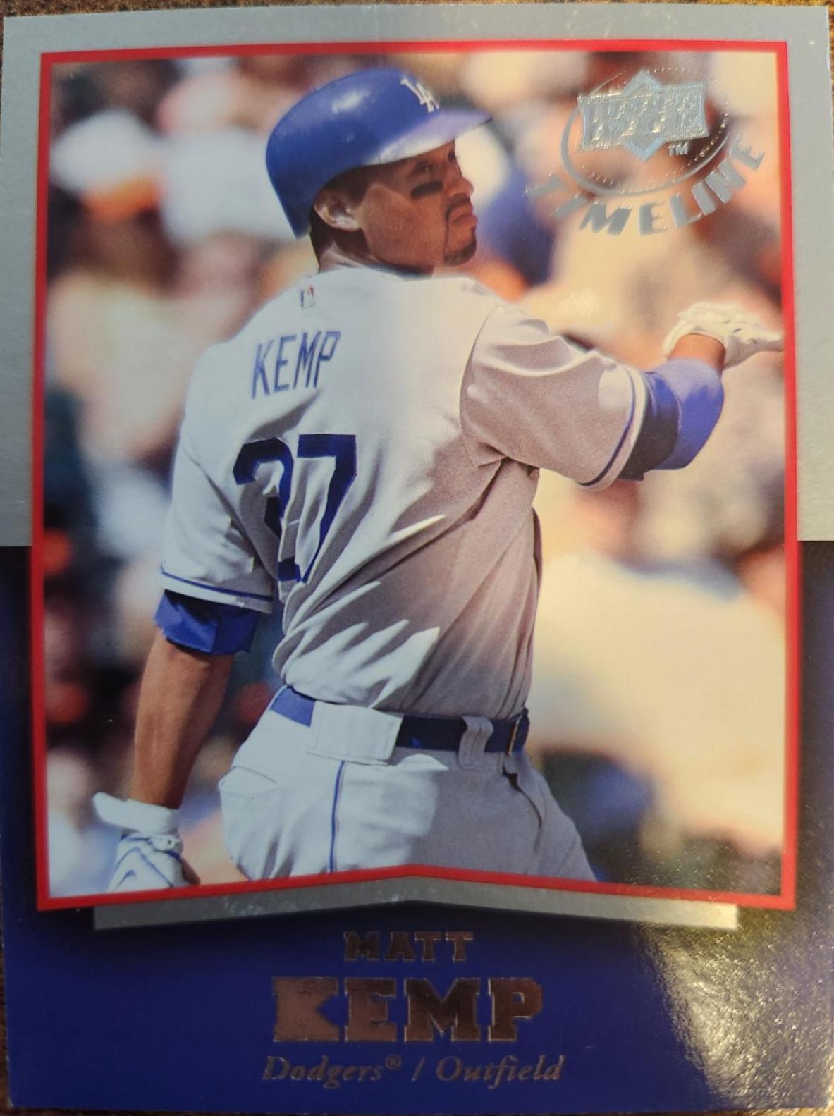 Matt Kemp #23 Baseball Cards 2008 Upper Deck Timeline
