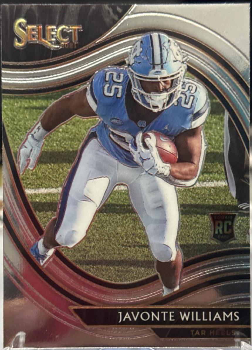 Javonte Williams #274 Football Cards 2021 Panini Chronicles Draft Picks Select